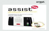 MANUALE DI INSTALLAZIONE ED UTILIZZO - Assist SOS · manuale di installazione ed utilizzo terminale di telesoccorso assist sos gsm codice prodotto pa128