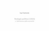 Carl Schmitt - UniBG Schmitt, brani di... · (in C. Galli (a cura di), I grandi testi del pensiero politico, Il Mulino, Bologna 2003) 1. ... con 10 schema tradizionale della ricostruzione