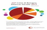 ASP Città di Bologna Bilancio Sociale 2017 · Innovazione Obiettivi Asilo nido aziendale Giovannino Realizzare una struttura organizzativa efficace ed efficiente Individuare soluzioni
