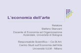 L’economia dell’arte - cestart.it · e continuativa del prezzo di stima e di aggiudicazione delle opere d’arte ! A cui aggiunge dati derivanti dalle dichiarazioni degli scambi