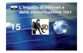 Cd'I 15 L'impatto di internet - mauriziomercurio.weebly.commauriziomercurio.weebly.com/uploads/1/2/7/3/12738644/cdi_15... · 5] MKTG 1to1 + Dialogo = + Coinvolgimento = + Fedeltà
