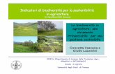 Indicatori di biodiversità per la sostenibilità in agricoltura Vazzana... · Indicatori di biodiversità per la sostenibilità in agricoltura (13 Novembre 2013-Brescia) La biodiversità