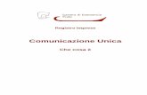 Comunicazione Unica - Camera di Commercio di Prato · che le Camere di Commercio Italiane mettono a disposizione di imprese, professionisti, associazioni di categoria e privati cittadini