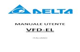 MANUALE UTENTE VFD-EL - Sigma Motion srl | Soluzioni per l ... · manuale utente vfd-el italiano ... 4 ! 0 ... & d = : & d = c $ " % ) * * " ( ...
