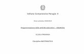 Istituto Comprensivo Perugia 9 · progressivo e regressivo e per salti di due, tre … oltre il centinaio ... • Confronto e ordinamento di numeri naturali e decimali