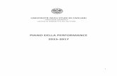 PIANO DELLA PERFORMANCE 2015-2017 - trasparenza.unica.ittrasparenza.unica.it/.../2013/04/Piano-della-performance-2015-2017.pdf · Il Piano definisce, pertanto, gli elementi fondamentali
