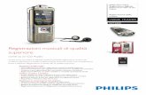 Registrazioni musicali di qualità superiore - Philips · Registratore digitale 3Mic ad alta fedeltà DVT6500 Slot per schede microSD Registrazioni e spazio di memoria praticamente