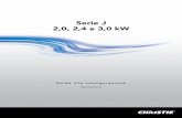 Serie J 2,0, 2,4 e 3,0 kW - Christie · Guida alla configurazione della Serie J 2,0, 2,4 e 3,0 kW 1-1 020-100755-03 Rev. 1 (02-2014) 1 Introduzione Le informazioni contenute nel presente