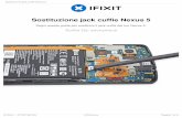 Sostituzione jack cuffie Nexus 5 - ifixit-guide-pdfs.s3 ... Sostituzione jack cuffie Nexus 5 Segui