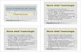 Storia della Tossicologia - TIM e Telecom in un unico portale | TIM Introd. Tossicologia.pdf · La dose giusta differenzia il veleno dal rimedio”. • La moderna tossicologia è