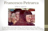 Vita e opere - lettere.uniroma1.it e... · amico di Dante, è stato bandito da Firenze il 1302 ... [epistolario,ad es. Fam, X 3, 56 •Interpretazione esistenziale (e non teologica)