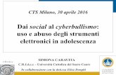 Dai social al cyberbullismo - ctsntd-milano.net · Dal bullismo al cyberbullismo. Gruppo e tecnologie 1. Nuove tecnologie, social (Facebook, Whatsapp, ask, youtube, telefono cellulari….):