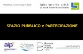 VICENZA, 5 settembre 2016 - vinova.org · Vicenza, 5 settembre 2016 Arch. Lucia Lancerin Idee fondamentali 1. La comunità è l'esperto 2. Si sta creando un luogo, non solo un disegno