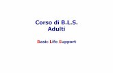 Corso di B.L.S. Adulti - Massimo Franzin · 2011-06-16 · Corso di B.L.S. Adulti Basic Life Support. Corso B.L.S. esecutore Lezioni teoriche Addestramento pratico su manichino Valutazione