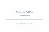 Patrimonio PubblicoPatrimonio Pubblico - internationalize.co · Debito pubblico italiano, serie storica Fonte: E. Reviglio, il Debito Pubblico 1992-2006 e il ruolo della componente