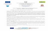 Unione Europea Ministero dell’Istruzione, dell’Università ... · in coerenza con il Piano di Miglioramento di cui al D.P.R. n.80 del 28 marzo 2013 - “Regolamento ... ISTITUTO