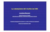 La valutazione del rischio nei SIN - ATS Brescia | ATS Brescia · 46 Priolo Sicilia 5815 ha 10085 ha Petrolchimico; ... interesse regionale in base al DM 11 Gennaio 2013 (G.U. ...