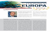 mosaico EUROPA 15.pdf · mosaico Newsletter Numero 15 15 settembre 2017 ... il benessere della nostra società. ... rendendolo il più grande con-