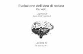 Evoluzione dell'idea di natura - minerva.unito.it 10 Cartesio.pdf · lo studio della matematica e della filosofia scolastica. • Studiò diritto presso l'università di Poitiers