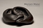 catalogo Myriam Maier x sito - universceramique.com · fronte alle nuove opere di Myriam, si ha la percezione di una nuova stagione ... è un processo di divisione della cellula,