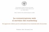 U DEGLI S DI U C Dott. Antonio Piva [antonio@piva.mobi]piva.mobi/wp-content/uploads/2015/10/2-seminario-comunicazione-web... · La comunicazione web al servizio del marketing Giovanni