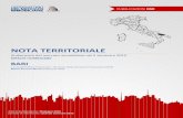 Nota territoriale - Andamento del mercato immobiliare nel ... territoriali... · BARI BRINDISI FOGGIA LECCE TARANTO La provincia di Bari continua ad assorbire la maggior parte delle