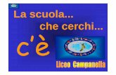 La scuola che cerchi - Liceo "T.Campanella" - Lamezia Terme · - l’opzione base , che approfondisce la conoscenza della mente e del suo sviluppo, concentrandosi in particolare sulla
