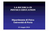 Dipartimento di Fisica Università di Paviafisica.unipv.it/dida/Orientamento/2013-05-23/Deambrosis_didattica.pdf · P.Onorato, P.Mascheretti, A.DeAmbrosis (2010) Mechanical sensors