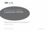 MANUALE DELL’UTENTE Lettore DVD - media.flixcar.com · Leggere questo manuale con attenzione prima di usare l'apparecchio e conservarlo per il futuro riferimento. ... Le fessure