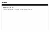 Manuale di installazione, uso e manutenzione - nuovaelva.it Tesar ITA.pdf · H= altezza fra le due aperture in metri Manuale di installazione, uso e manutenzione 11 3. Installazione