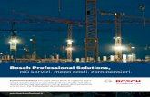 Bosch Professional Solutions, più servizi, meno costi ... · listino ufficiale Bosch, disponibile presso i rivenditori partner. ... e nessun elettroutensile preso a noleggio con