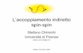 L’accoppiamento indiretto spin-spin - chimichi.it · degli spettri NMR e cioè apprestiamoci a giustificare la presenza dei “multipletti” (più o meno complessi) che si presentano