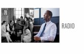 RADIO · Breve storia della radio ... Invenzione del transistor e dell’autoradio ... Storia della radio Negli anni ’50 si ha il primo vero cambiamento: ...