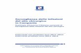 Sorveglianza delle infezioni del sito chirurgico in Campania · della profilassi antibiotica peri-operatoria (Deliberazione n. 123 del 15 febbraio 2010). A partire dal 2011 è stato