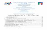 Stagione Sportiva 2017/2018 Comunicato Ufficiale N°12 del ... · 533 / 12 Segreteria e Programmaz COMITATO REGIONALE LOMBARDIA Via RICCARDO PITTERI n° 95/2 20134 MILANO Tel. 02.21722.899