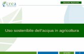 Uso sostenibile dell’acqua in agricolturaisoladellasostenibilita.com/.../12/Uso-sostenibile-dell’acqua-in...Proprietà fisiche: tessitura (o granulometria) percentuale delle particelle