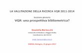 Sessione plenaria VQR: una prospettiva bibliometrica?morgana.unimore.it/bertocchi_graziella/sidrea.pdf · La lista riviste utilizzata dal GEV13 per la VQR 2004 ... • la banca dati