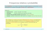 Frequenza relativa e probabilità - Intranet DEIBhome.deib.polimi.it/prati/PwPoint/ProbabilityBasics.pdf · La probabilità dell’unione ( or ) di 2 eventi è uguale alla somma delle