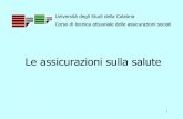 Università degli Studi della Calabria Corso di tecnica ... · CALCOLO DEL PREMIO . ... • Distribuzione di probabilità di Z. 17. Scomposizione dell’esborso atteso annuo • Un