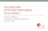 ICCOM-CNR - Confindustria Servizi Innovativi e Tecnologici | · Natività di Castello (Pisa) ... •«Il Redentore» del Beato Angelico (Pisa) ... un sistema di monitoraggio dei parametri