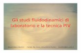 Gli studi fluidodinamici di laboratorio e la tecnica PIVpersonalpages.to.infn.it/~manfrin/Lab_Fluo_2013.pdf · Fluidodinamica: studio delle forze che agiscono sui fluidi ... - Fornire