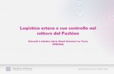 Logistica estesa e suo controllo nel settore del Fashion mega efash 2014.pdf · SAP Stealth Microsoft E-Commerce Know How . Integrabile Ordine di spedizione Logimoda Niagar a ETL
