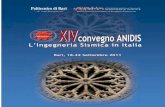 ANIDIS DEFINITIVO x sito - XVII Convegnoconvegno.anidis.it/public/conferences/1/schedConfs/2/program.pdf · Prof. Sergio Lagomarsino Università di Genova, Italia. ... 873 Sandy Soil