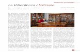 Biblioteche specializzate La Bibliotheca Hertziana · prile del 1920 la biblioteca riprese ... sciando in eredità alla Vaticana la ... La banca dati, svilup-