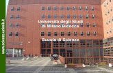 Università degli Studi it di Milano Bicocca Scuola di Scienze · it Fondo Finanziamento ordinario 2014 Bicocca +8 % Il fondo di finanziamento ordinario (FFO) assegnato nel 2014 alle