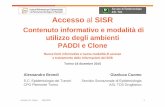 Accesso al SISR - dors.it · Sanità Regionale - DWSAN . ... – contiene i codici del sistema di anonimizzazione, che, oltre a ... ARPA Piemonte ) con teminal