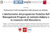 L'adattamento del programma Diabetes Self Management ... · Management Program al contesto italiano e ... agire su alimentazione, attività fisica e gestione auto-efficace della malattia