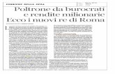 rometheimperialfora19952010.files.wordpress.com · e rendite milionarie Ecco i nuovi re di Roma di PAOLO CONTI e SERGIO RIZZO a grande ricchezza a Roma è invisibile. Sterminata e