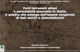 e pericolosità associata in Italia - ENEA — it · dei terremoti (non il tempo di ritorno!) è plurisecolare o ... sono il riflesso di strutture compressive fossili Bordoni e Valensise