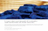 L’uso dei composti di cobalto dall’antichità al XVIII secoloeai.enea.it/archivio/patrimonio-culturale/l2019uso-dei-composti-di... · M. Ferretti, P. Moioli, C. Seccaroni (2000),